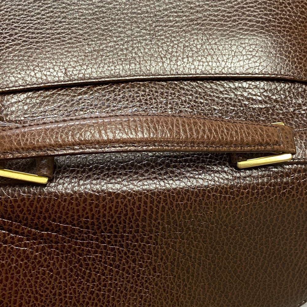 MARK CROSS 1845 New York cross body VINTAGE Leather handbag with gold accents. - Picture 15 of 16